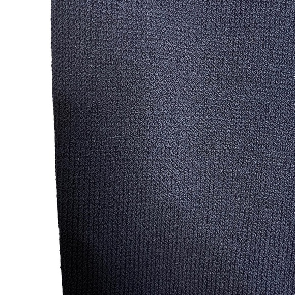 St John Basics Wool Knit Wide Leg Pants Navy Size 8 NEW - Picture 5 of 12